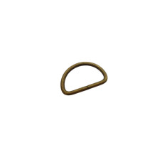 Півкільце 40х26mm (DZK-02) стара латунь